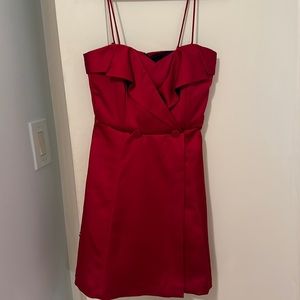 Zara red dress
